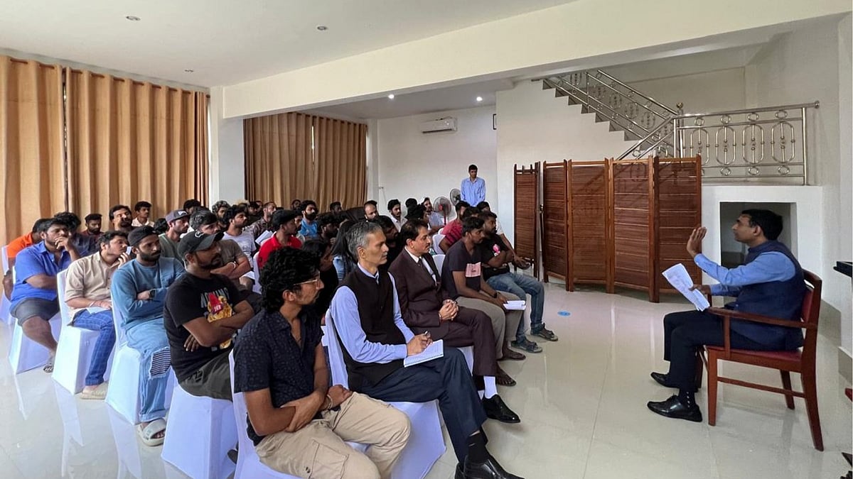 | Photo: Indian Embassy In Laos :  47 Indians, Working As 'Cyber Slaves' Rescued 